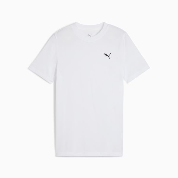 Train All Day Essentials Tee Youth, PUMA White, large-MEX
