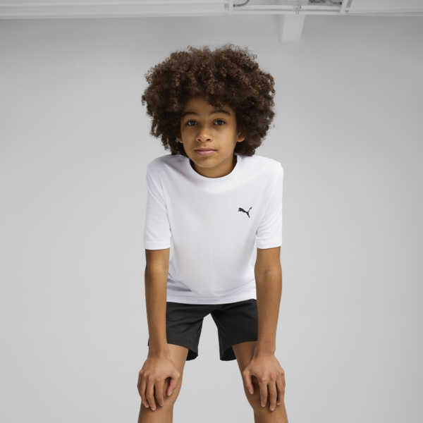 Train All Day Essentials Tee Youth, PUMA White, large-MEX