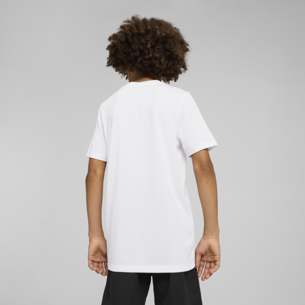 Train All Day Essentials Tee Youth, PUMA White, large-MEX