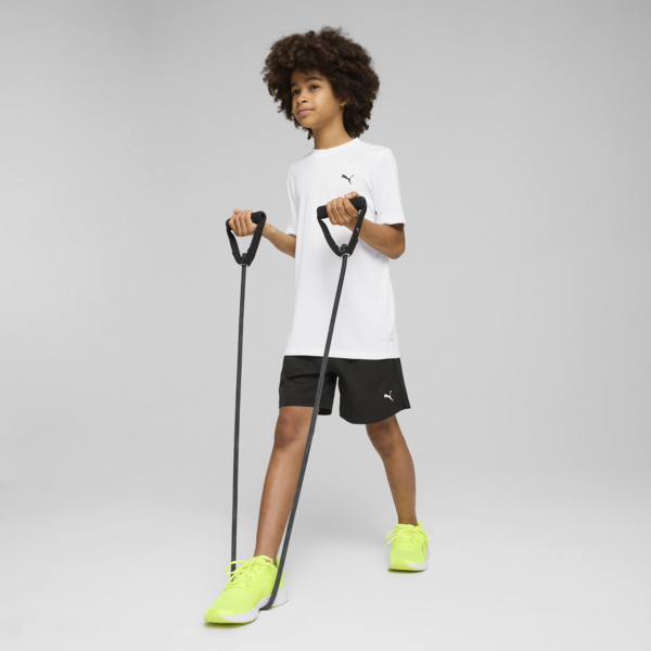 Train All Day Essentials Tee Youth, PUMA White, large-MEX
