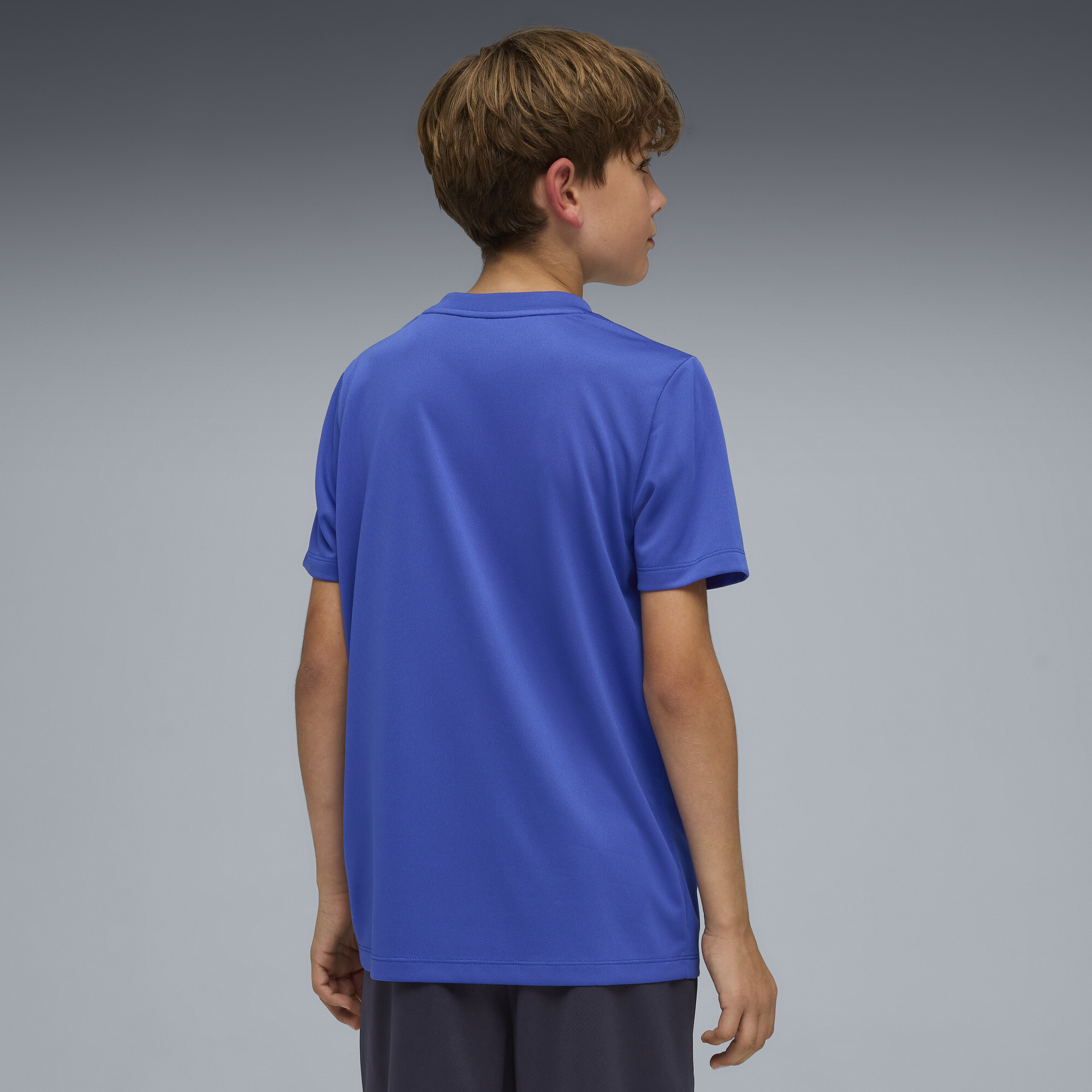 PUMA Train All Day Essentials Cat-logo T-shirt voor Heren, Blauw, Maat 13-14Y thumbnail 3