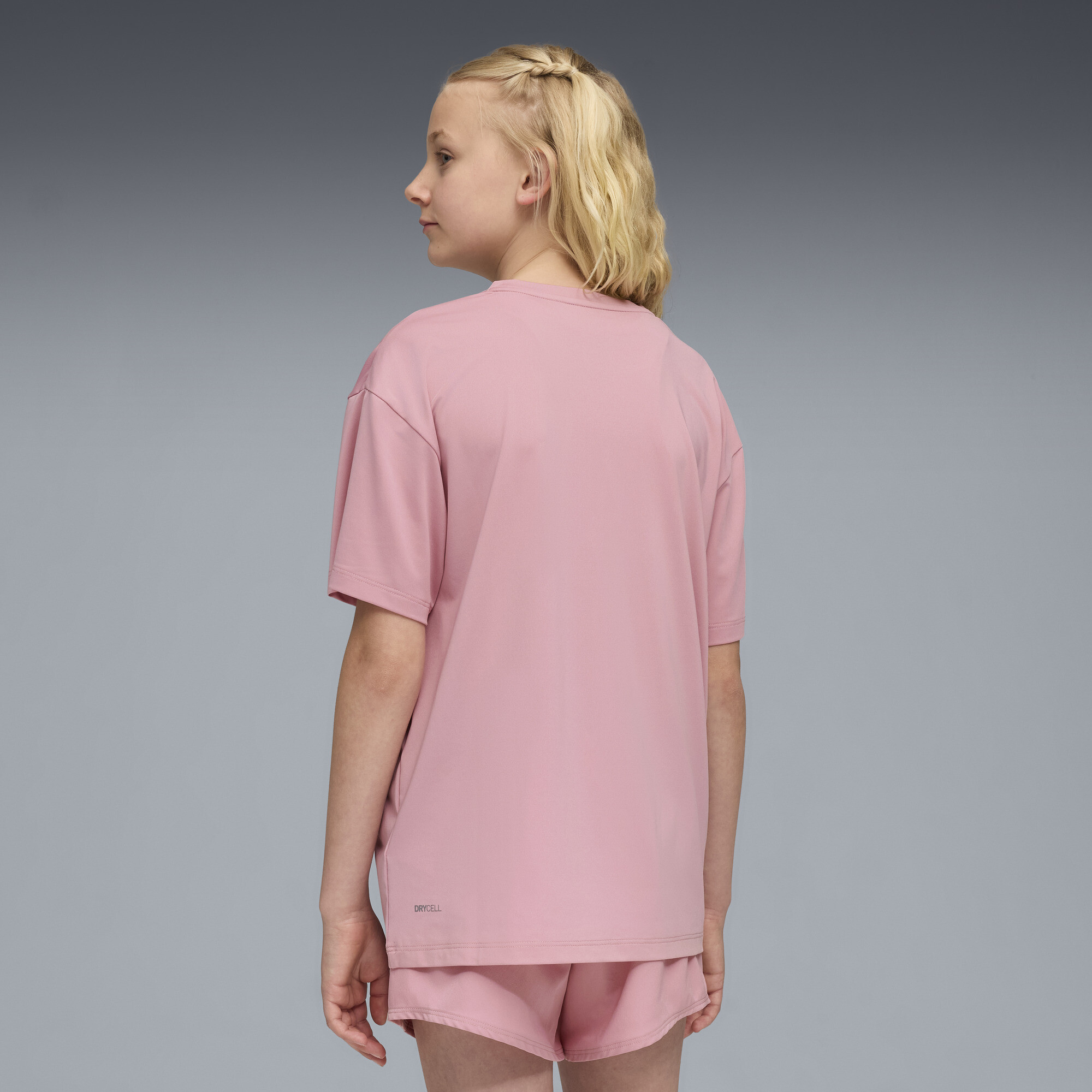 PUMA Train All Day ESS T-shirt voor Dames, Roze, Maat 5-6Y thumbnail 5