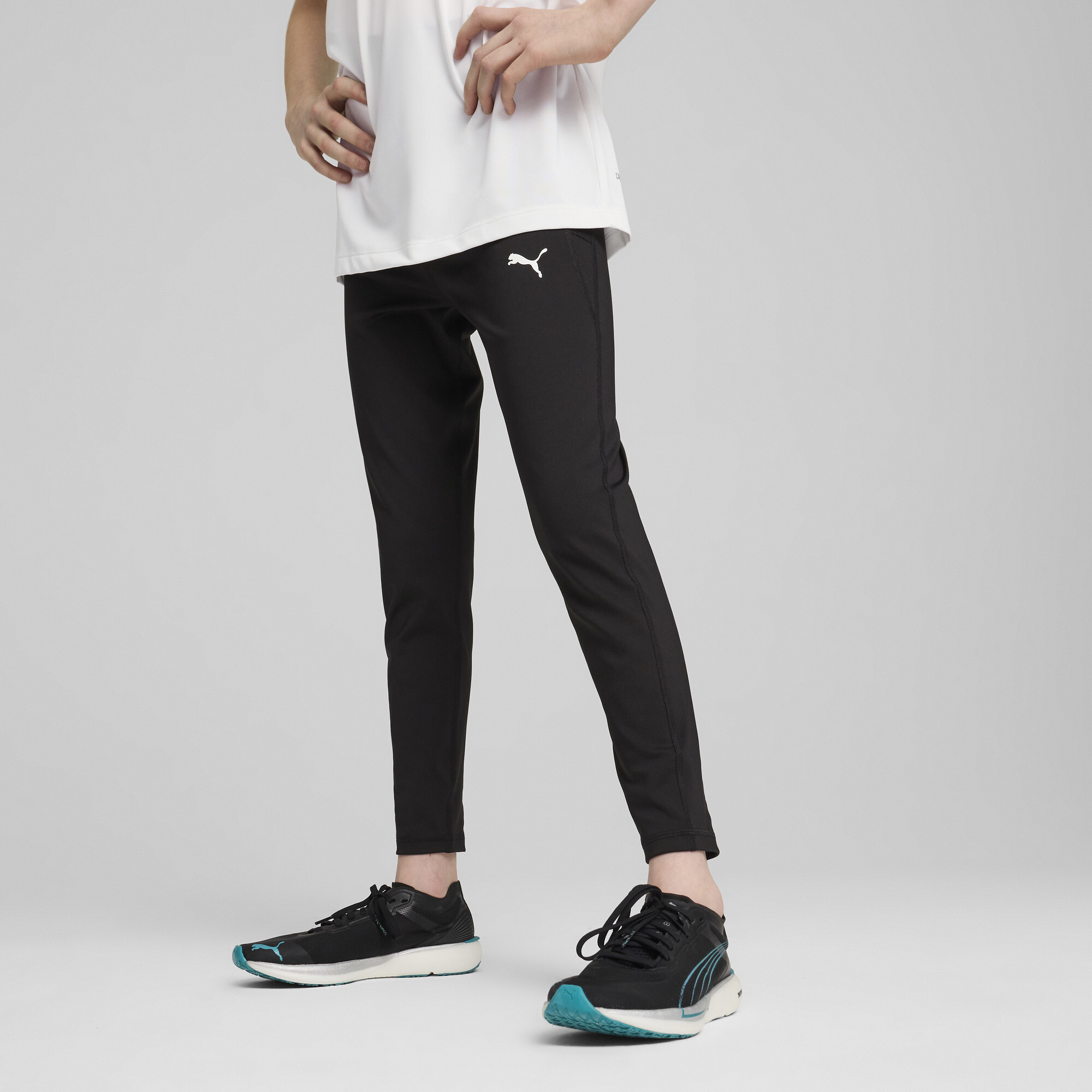 Puma Train All Day ESS Hochgeschnittene 7/8-Leggings Teenager Für Damen Für Kinder | Mit Logo Print | Black | Größe: 7-8...