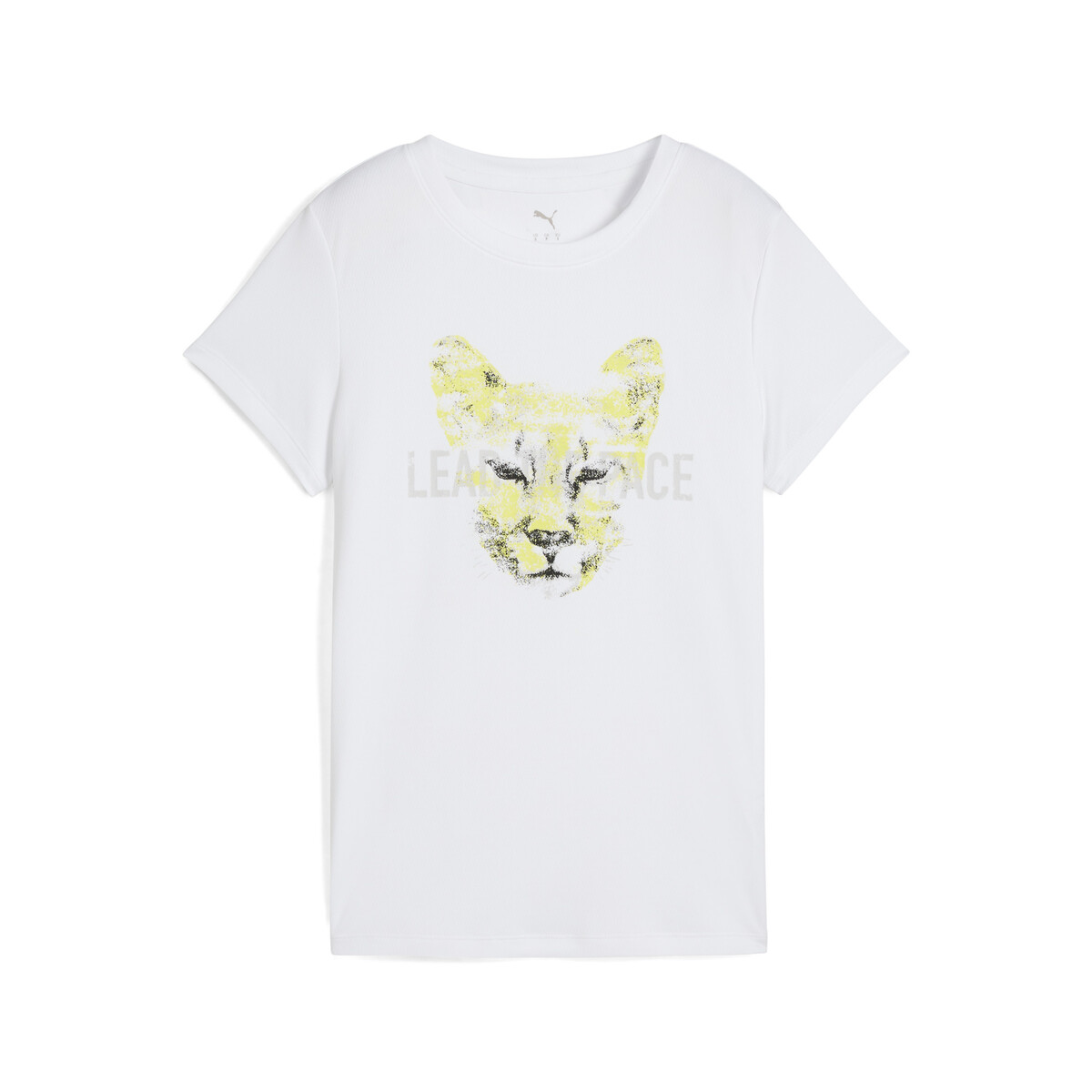Graphic Slogan Running T-Shirt Women in White by PUMA, XL
