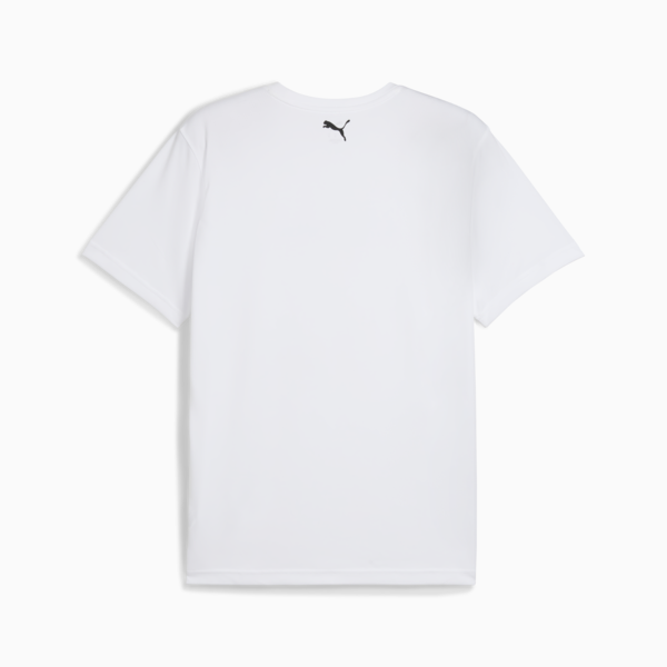 Graphic Running Tee Men, PUMA White-Q2, large-MEX
