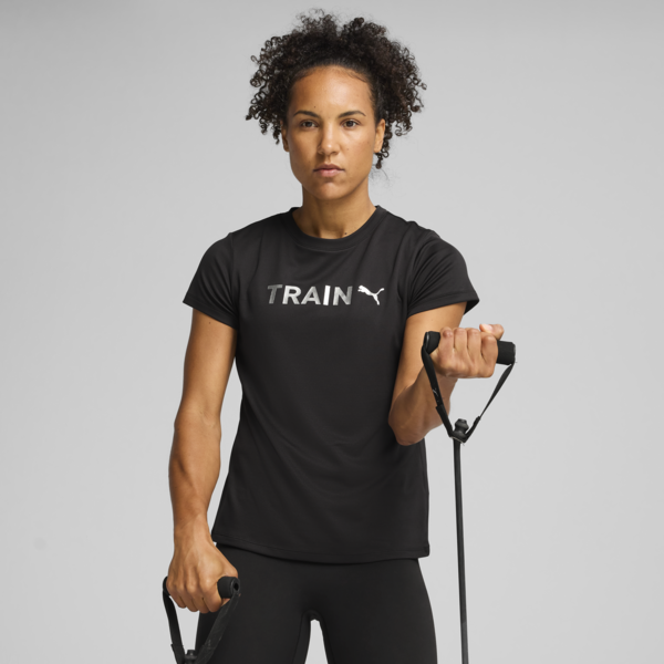 Remera Graphics PUMA Train para mujer, PUMA Black-Q2, large-ARG