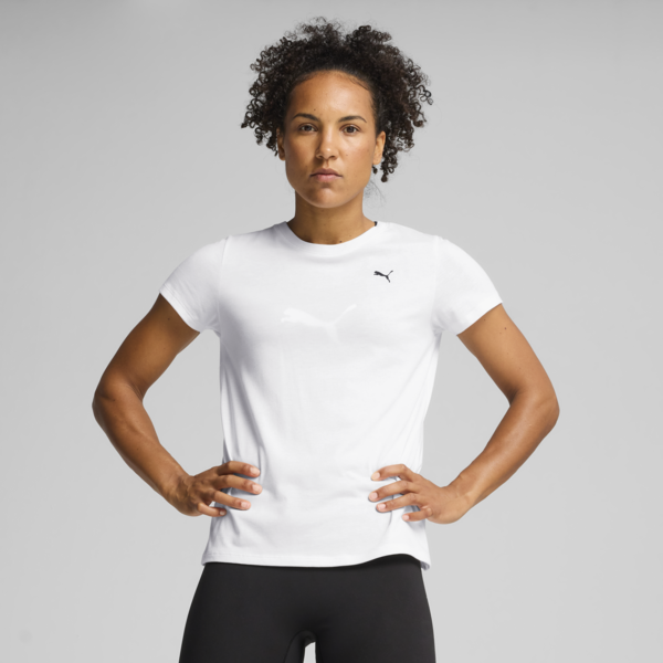 Remera de entrenamiento Graphics Illustration para mujer, PUMA White, large-ARG
