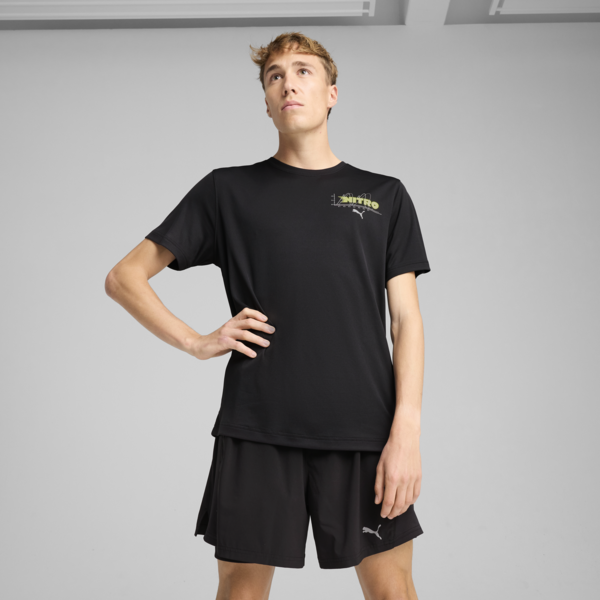 Remera de running Graphics NITRO™ para hombre, PUMA Black, large-ARG