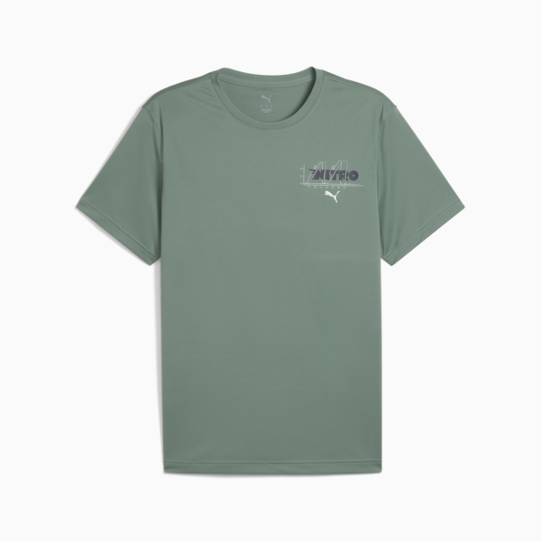 Remera de running Graphics NITRO™ para hombre, Green Moon, large-ARG