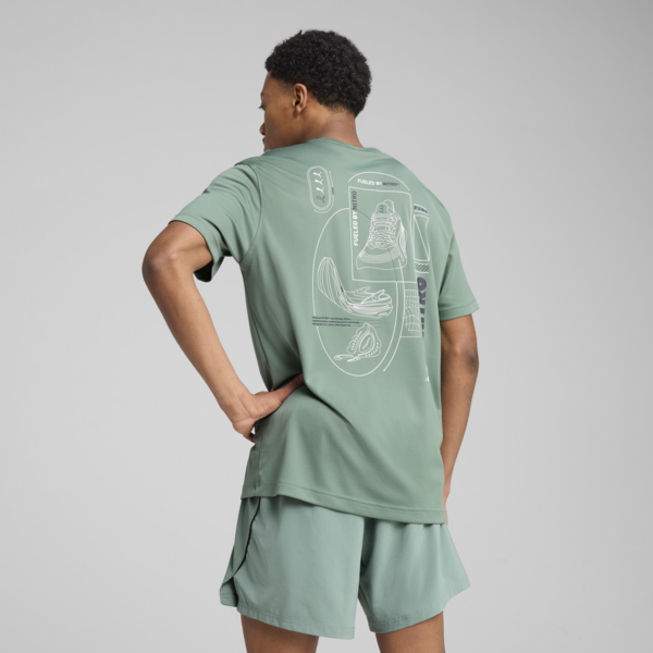 Remera de running Graphics NITRO™ para hombre, Green Moon, large-ARG