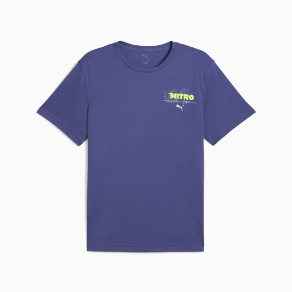 Remera de running Graphics NITRO™ para hombre, Blue Crystal, large-ARG