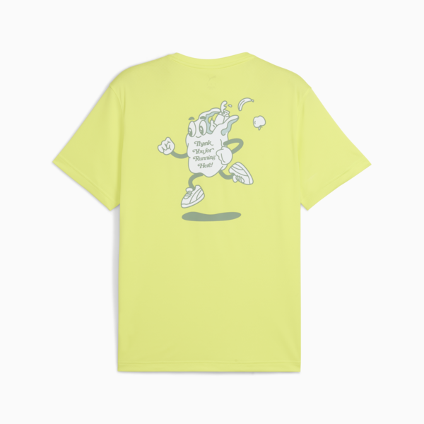 Playera de running Graphics Slogan para hombre, Lemon Sherbert, large-MEX