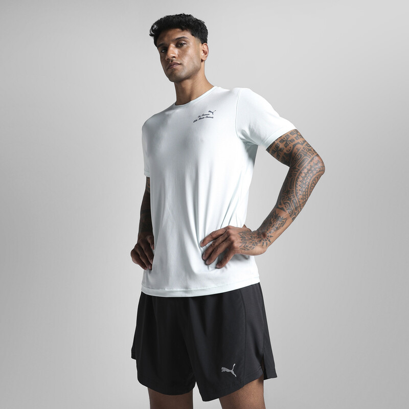 

Men's PUMA GRAPHICS Slogan Running Tee