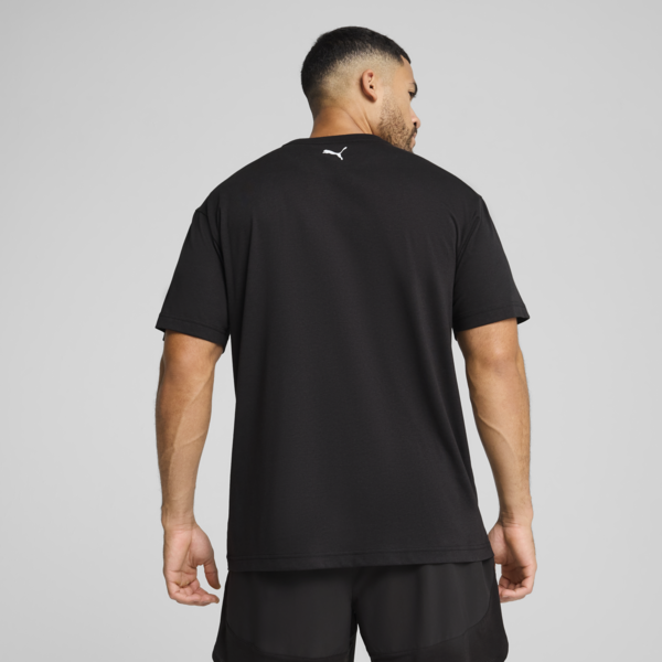 Remera de entrenamiento Graphics Illustrative para hombre, PUMA Black, large-ARG