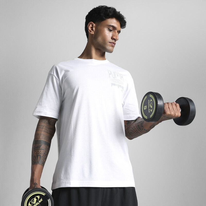 

Men's PUMA GRAPHICS Illustrative Relaxed Fit Training Tee