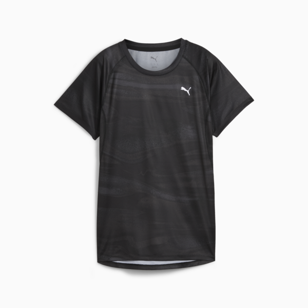 VELOCITY All-Over-Print Running Tee Women, PUMA Black, large-MEX