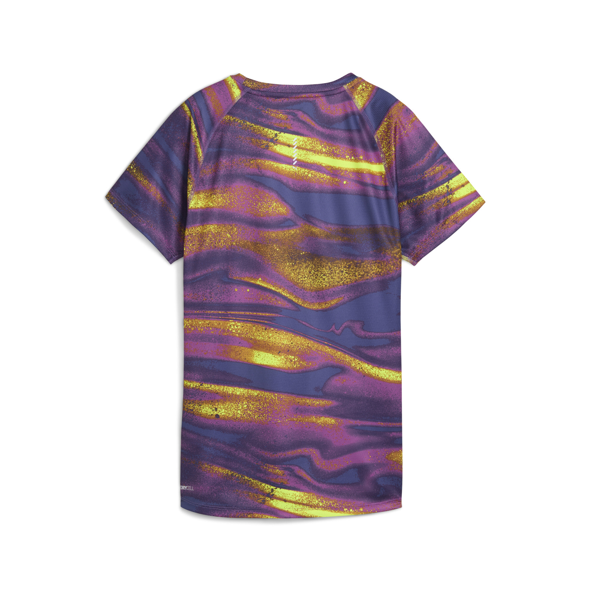 Women's Puma VELOCITY All-Over-Print Running T-Shirt, Purple, Size S, Clothing