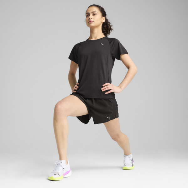 VELOCITY Running Tee Women, PUMA Black, large-ZAF