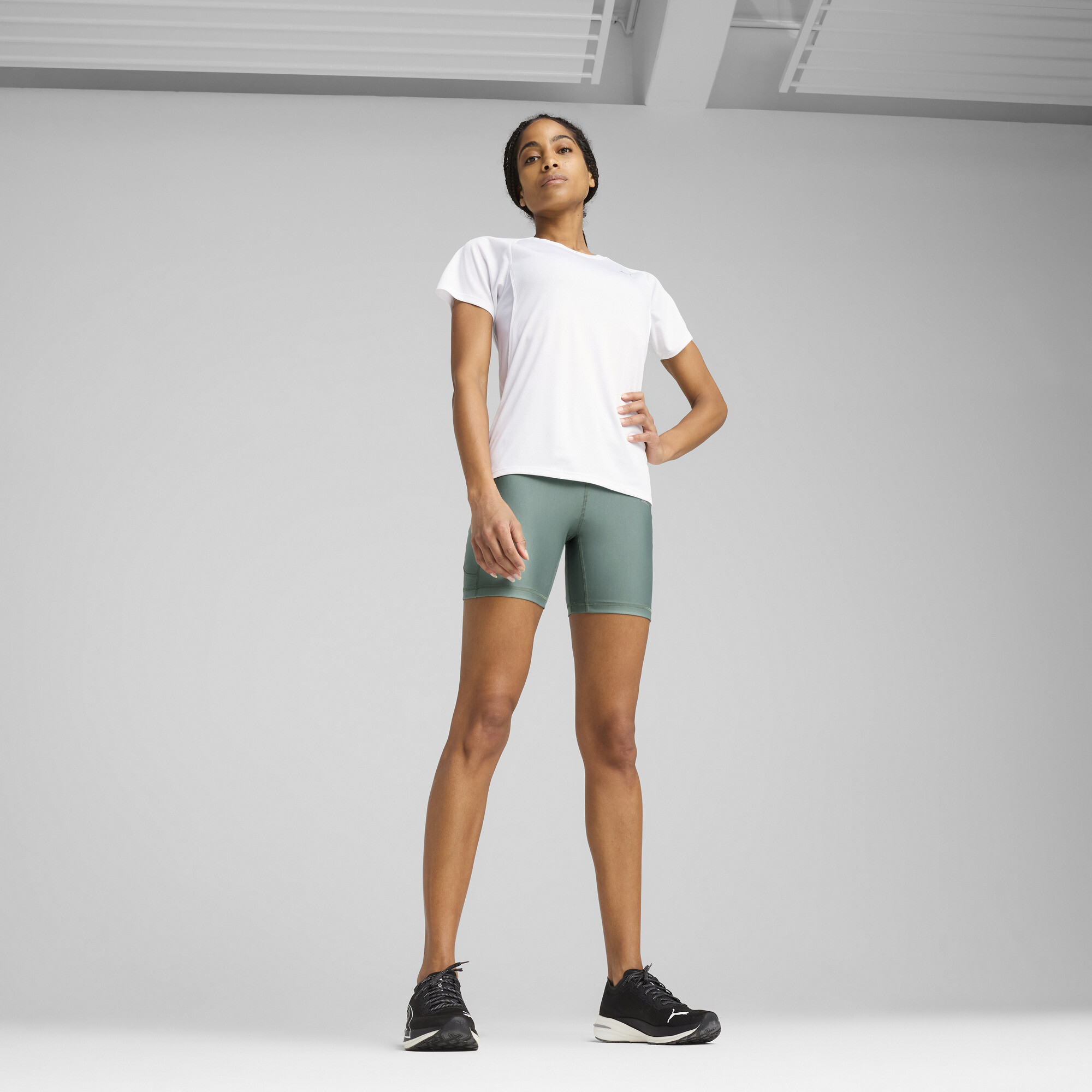 PUMA VELOCITY hardloopshirt voor Dames, Wit, Maat XS thumbnail 4