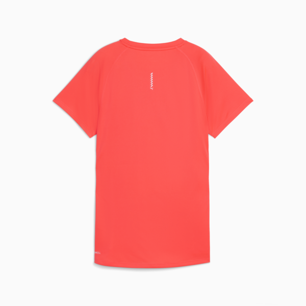 VELOCITY Running Tee Women, Glowing Red, large-MEX