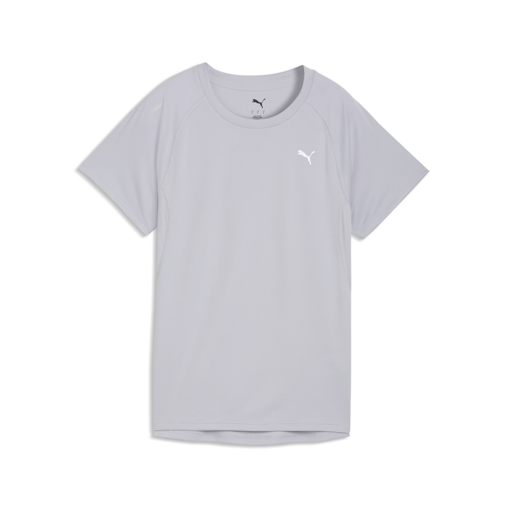 PUMA VELOCITY hardloopshirt voor Dames, Zilver, Maat L thumbnail 3