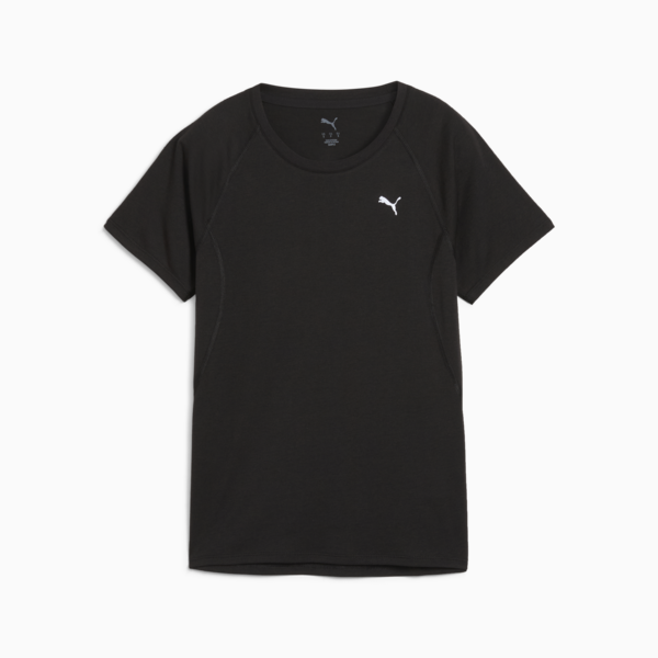 VELOCITY Tri-Blend Running Tee Women, PUMA Black, large-ZAF