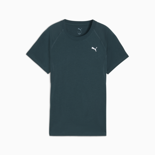 VELOCITY Tri-Blend Running Tee Women, Green Terrain, large-ZAF