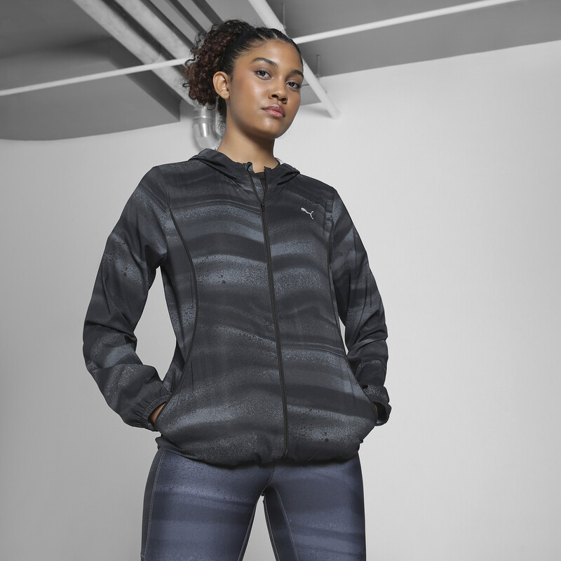 

Women's PUMA VELOCITY All-Over Print Woven Running Jacket