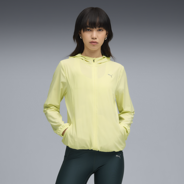 Campera de running VELOCITY para mujer, Gold Moon, large-ARG