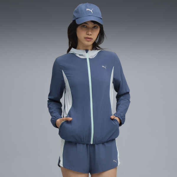 Campera de running VELOCITY para mujer, Dark Indigo, large-ARG