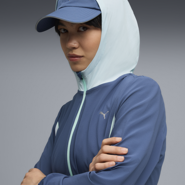 Campera de running VELOCITY para mujer, Dark Indigo, large-ARG