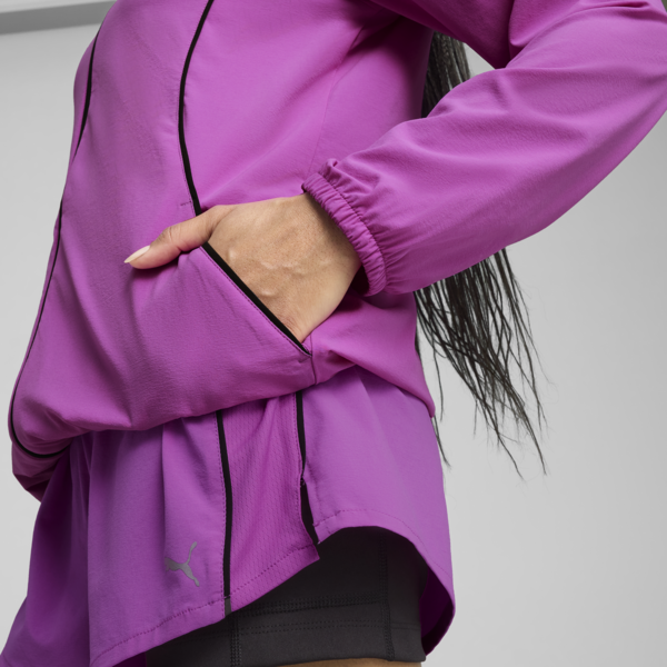 Campera de running VELOCITY para mujer, Wild Berry, large-ARG