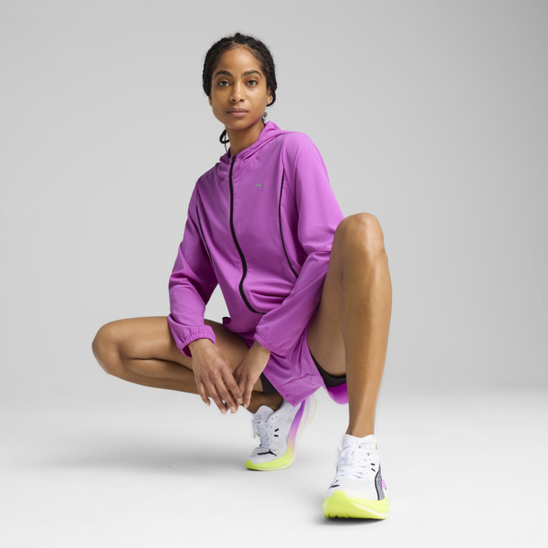 Campera de running VELOCITY para mujer, Wild Berry, large-ARG