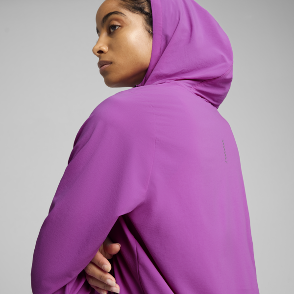 Campera de running VELOCITY para mujer, Wild Berry, large-ARG