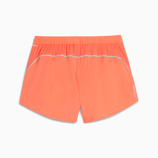 Shorts de running VELOCITY 7cm para mujer, Glowing Red, large-MEX