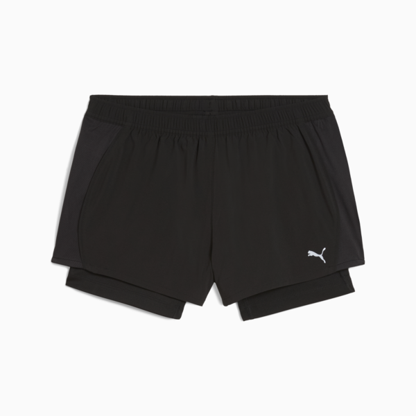 Shorts de running “2 en 1” VELOCITY para mujer, PUMA Black, large-ARG