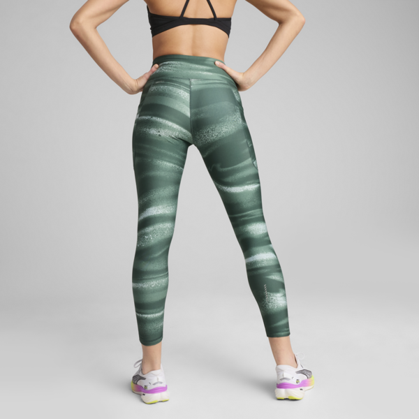 Calzas de running estampadas VELOCITY para mujer, Green Moon, large-ARG
