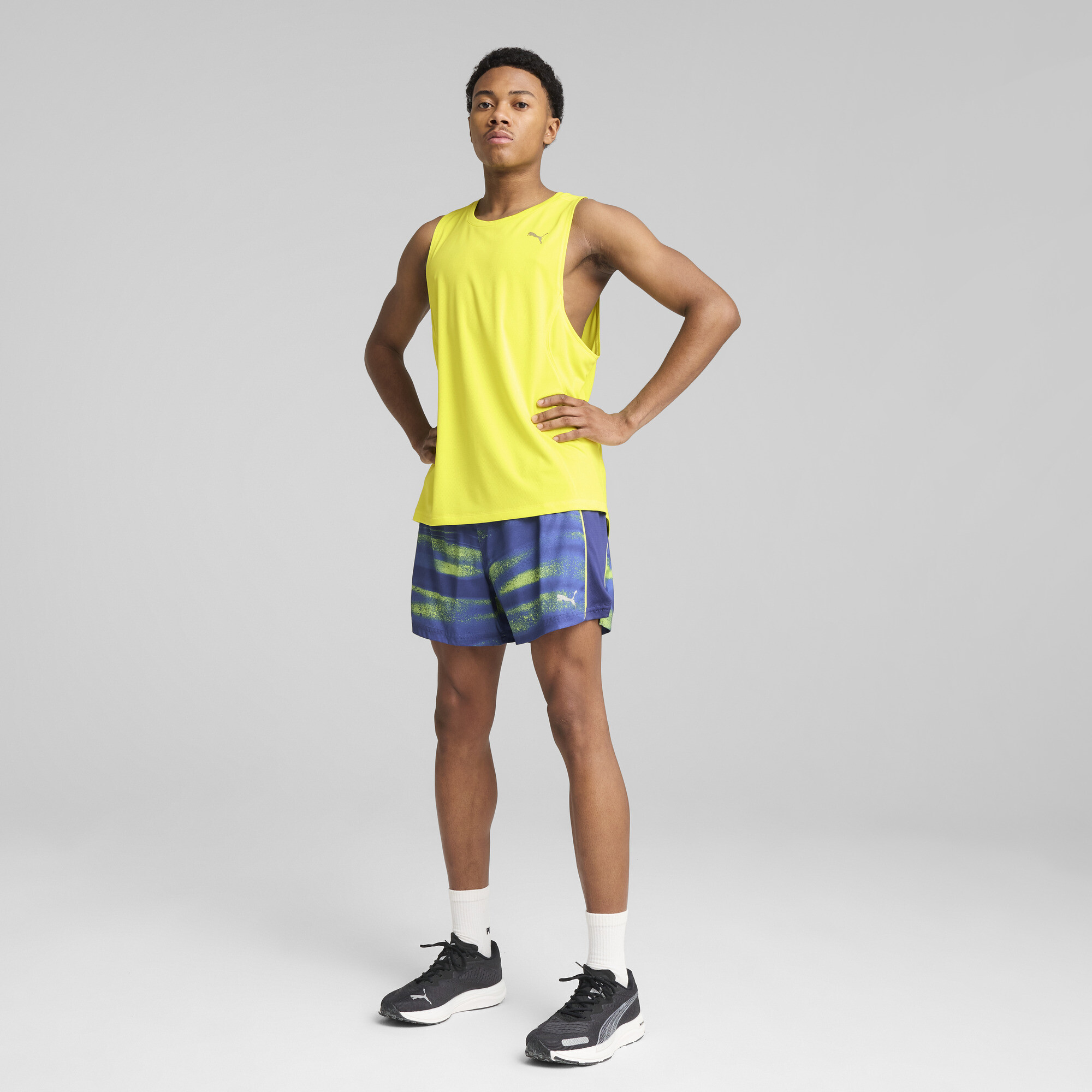 PUMA VELOCITY hardlooptanktop voor Heren, Lemon Sherbert/Lemon