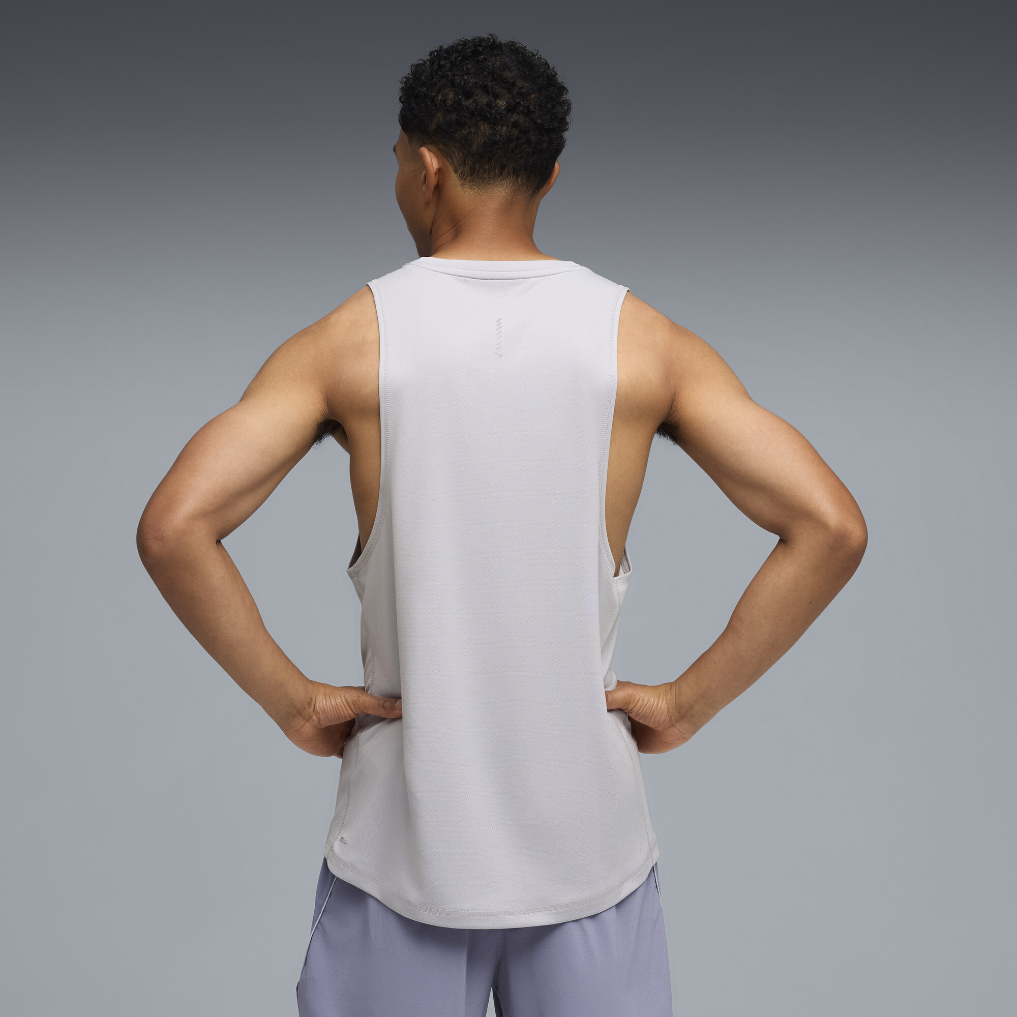 PUMA VELOCITY hardlooptanktop voor Heren, Zilver, Maat M thumbnail 4