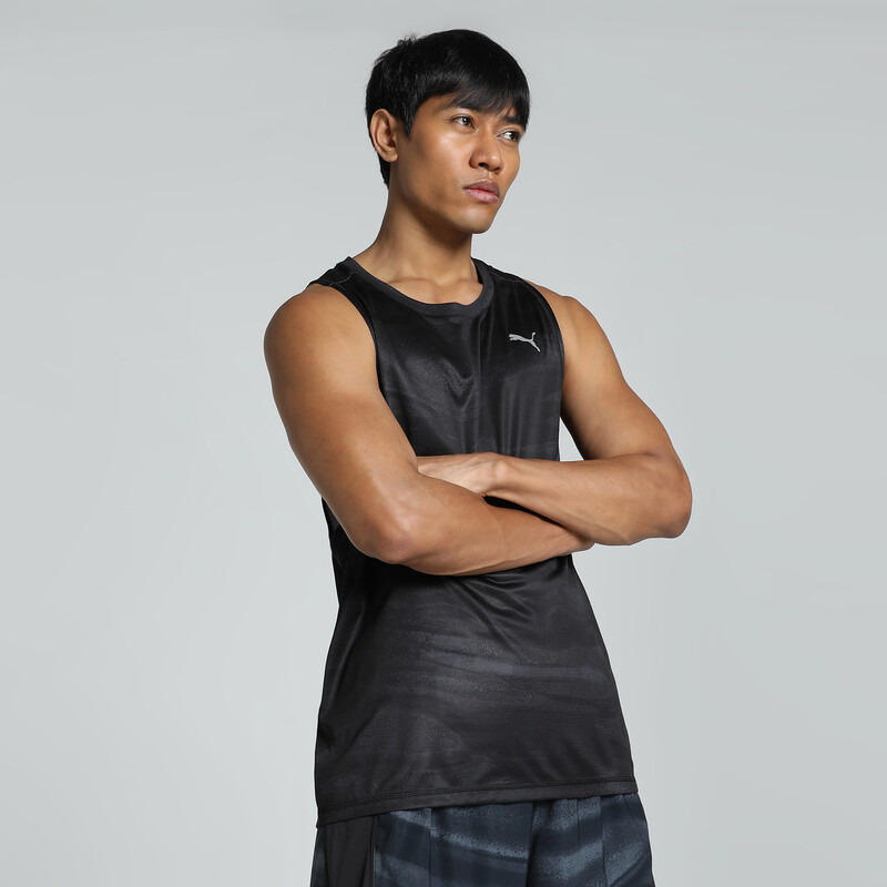 

Men's PUMA VELOCITY All-Over Print Polyblend Running Tank
