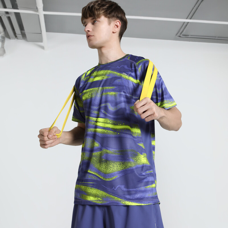 

Men's PUMA VELOCITY All-Over Print Running Tee