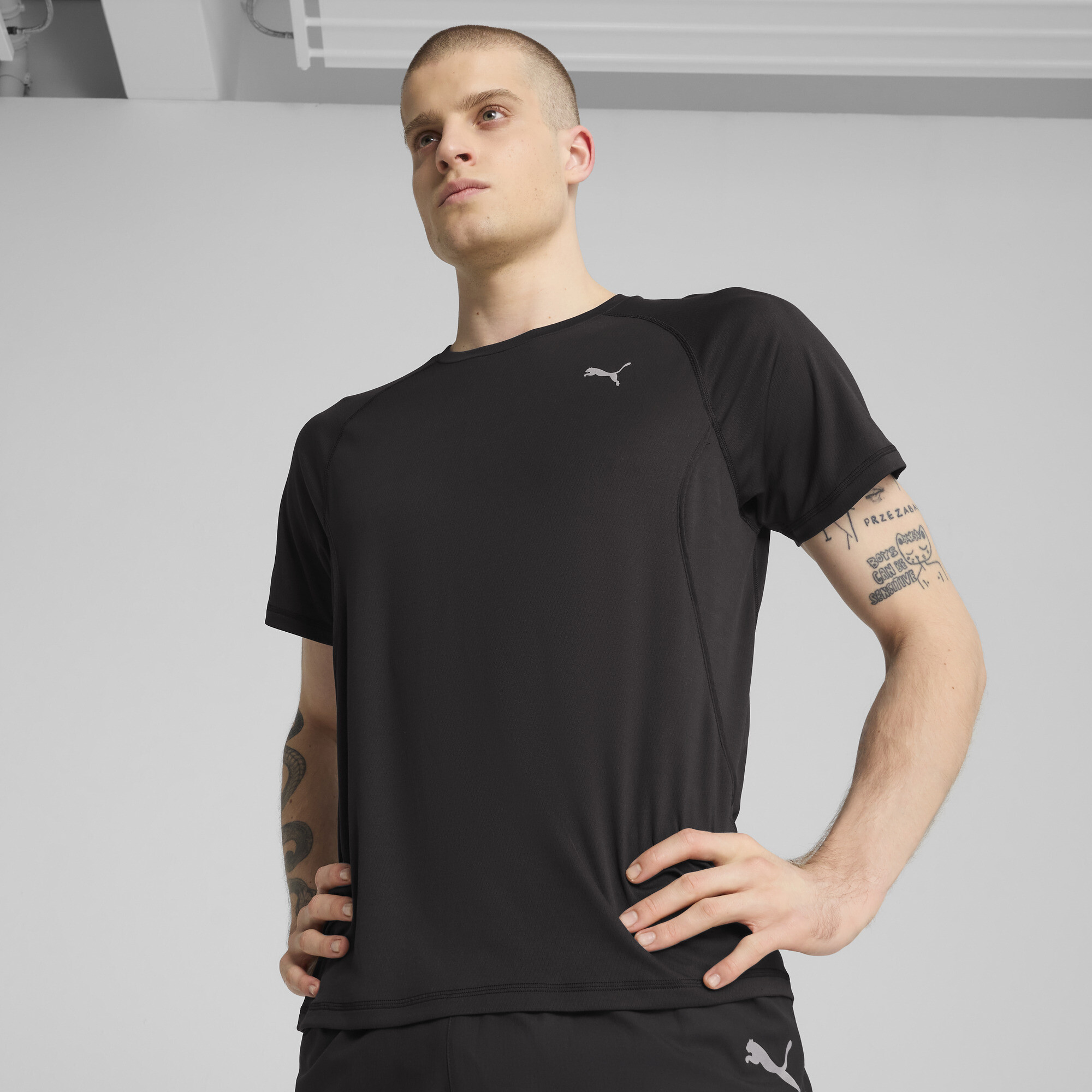 Puma VELOCITY Lauf-T-Shirt Herren | Black | Größe: L