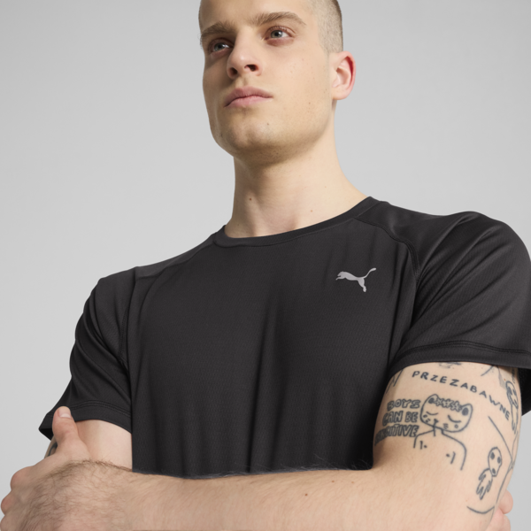 VELOCITY Running Tee Men, PUMA Black, large-ZAF