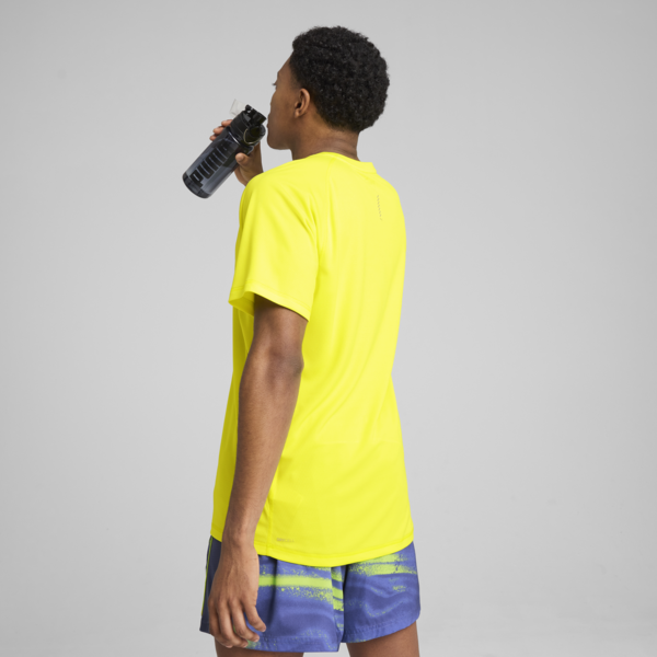 Playera de running VELOCITY para hombre, Lemon Sherbert, large-MEX
