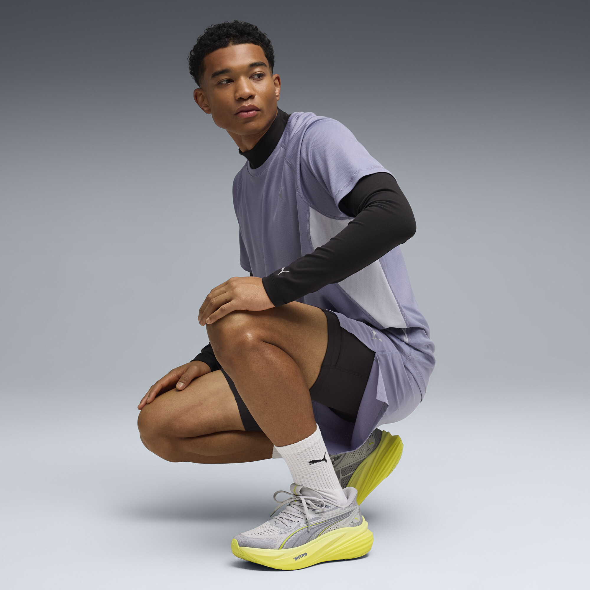 PUMA VELOCITY hardloopshirt voor Heren, Grijs, Maat XS thumbnail 5