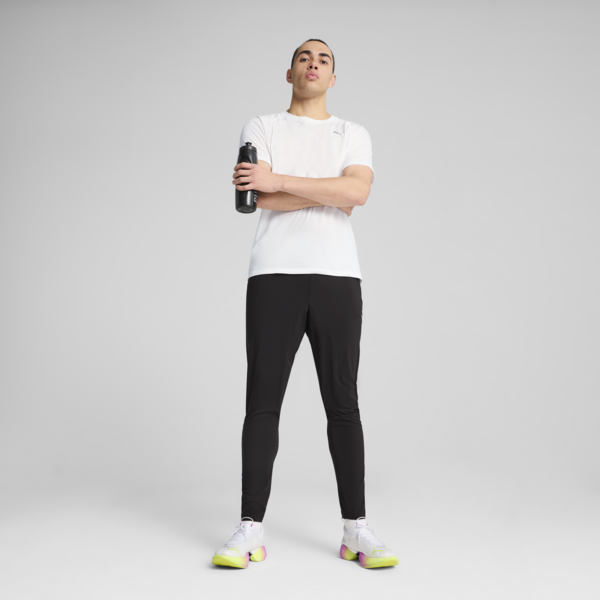 VELOCITY Tri-Blend Running Tee Men, PUMA White, large-MEX
