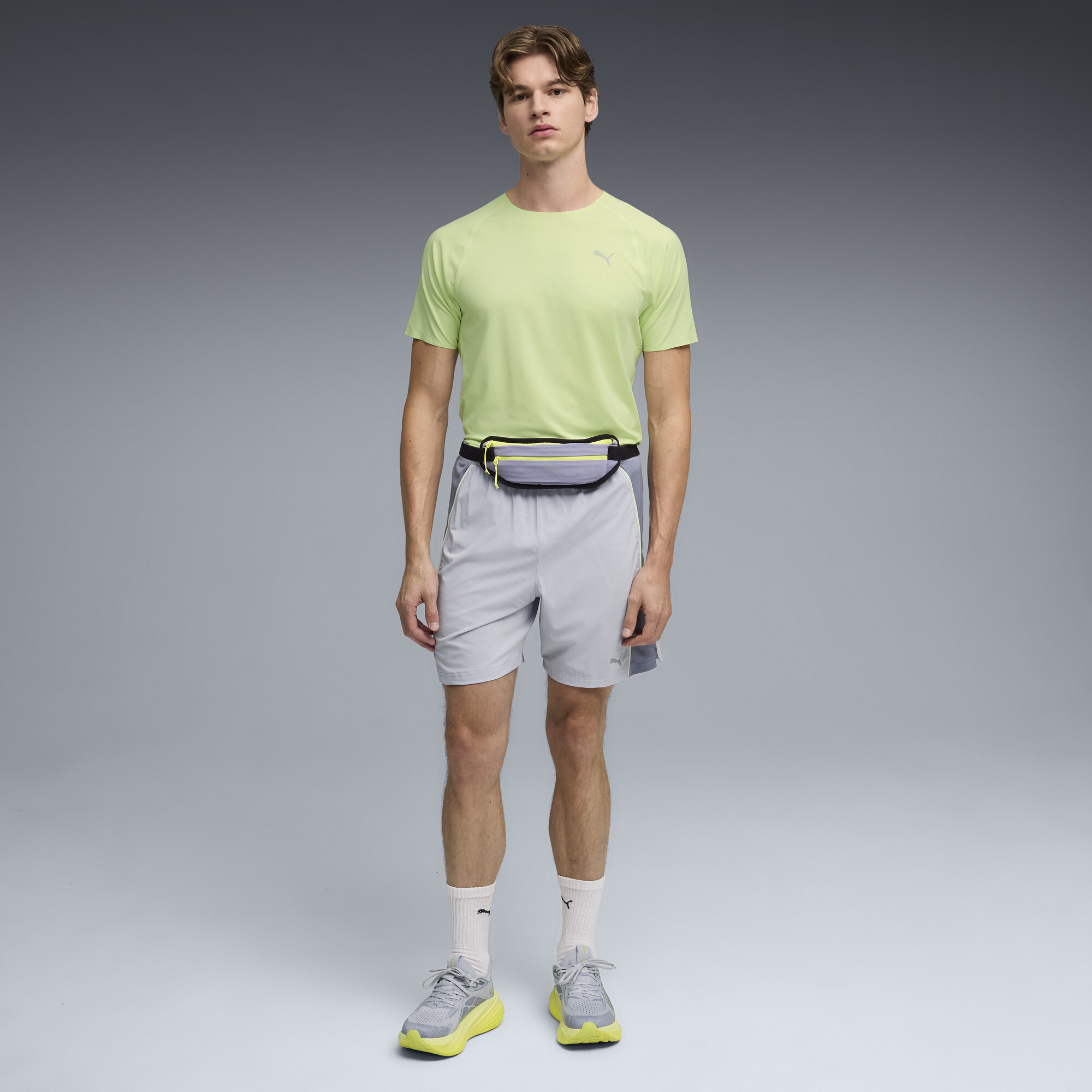 PUMA VELOCITY hardloopshort voor Heren, Zilver, Maat XXL thumbnail 4