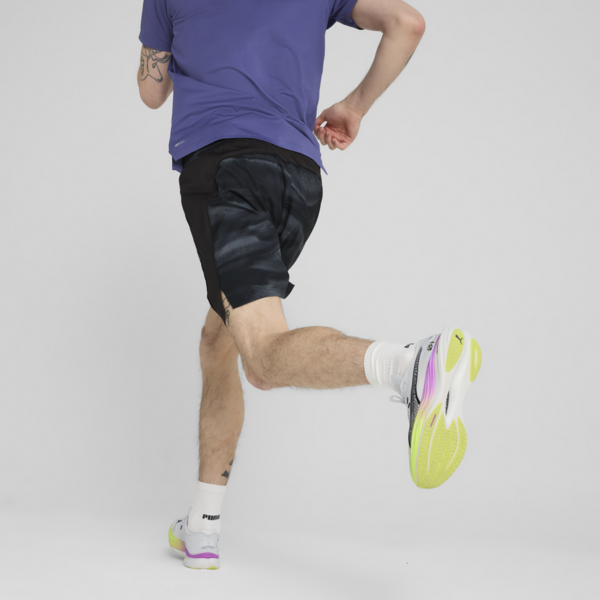 VELOCITY All-Over Print 7" Running Shorts Men, PUMA Black, large-ZAF