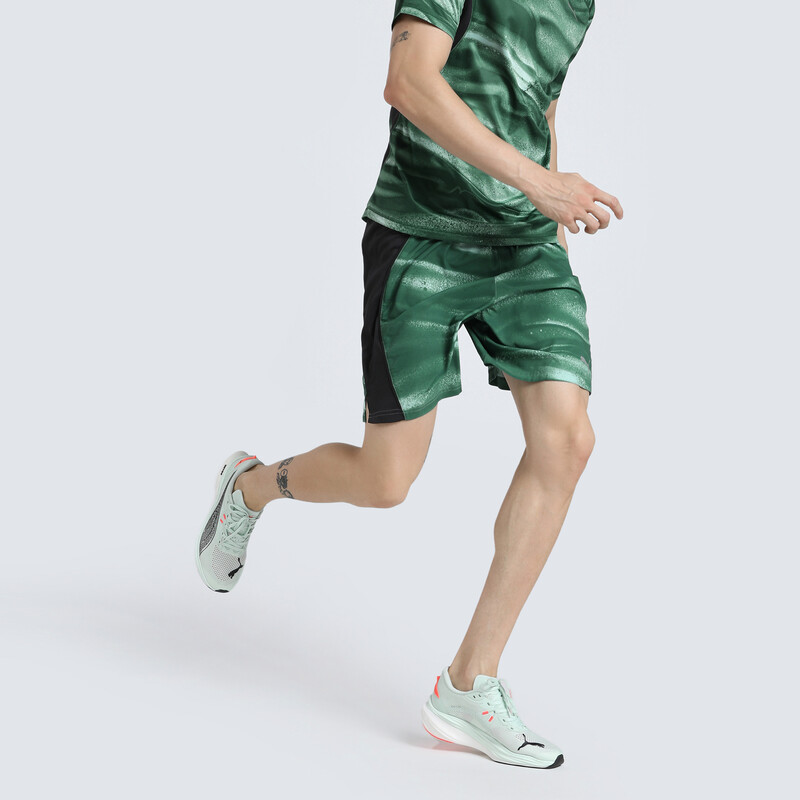 

Men's PUMA VELOCITY All-Over Print 7" Running Shorts