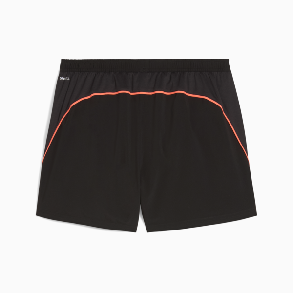 VELOCITY 5" Running Shorts Men, PUMA Black-Glowing Red, large-ZAF